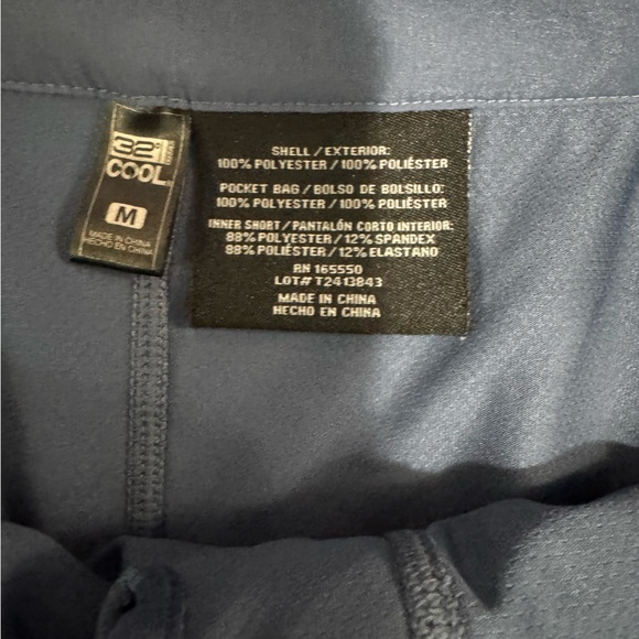 32 Degrees Sky Blue Skort with Pocket - Picture 3 of 7